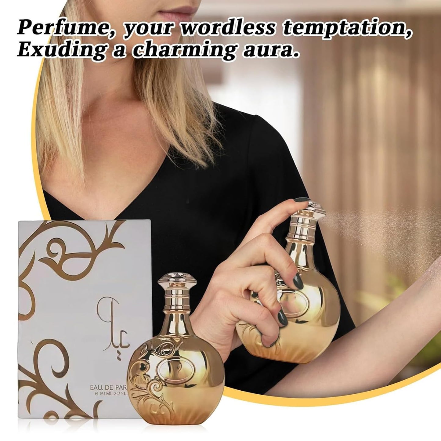 Ny-la Perfume Arabriyat Prestige, Unique Ny-la Perfume - 2.7 fl oz Unisex Eau De Parfum, Sweet & Sensual Scent, Long-Lasting Fragrance, for Women & Men
