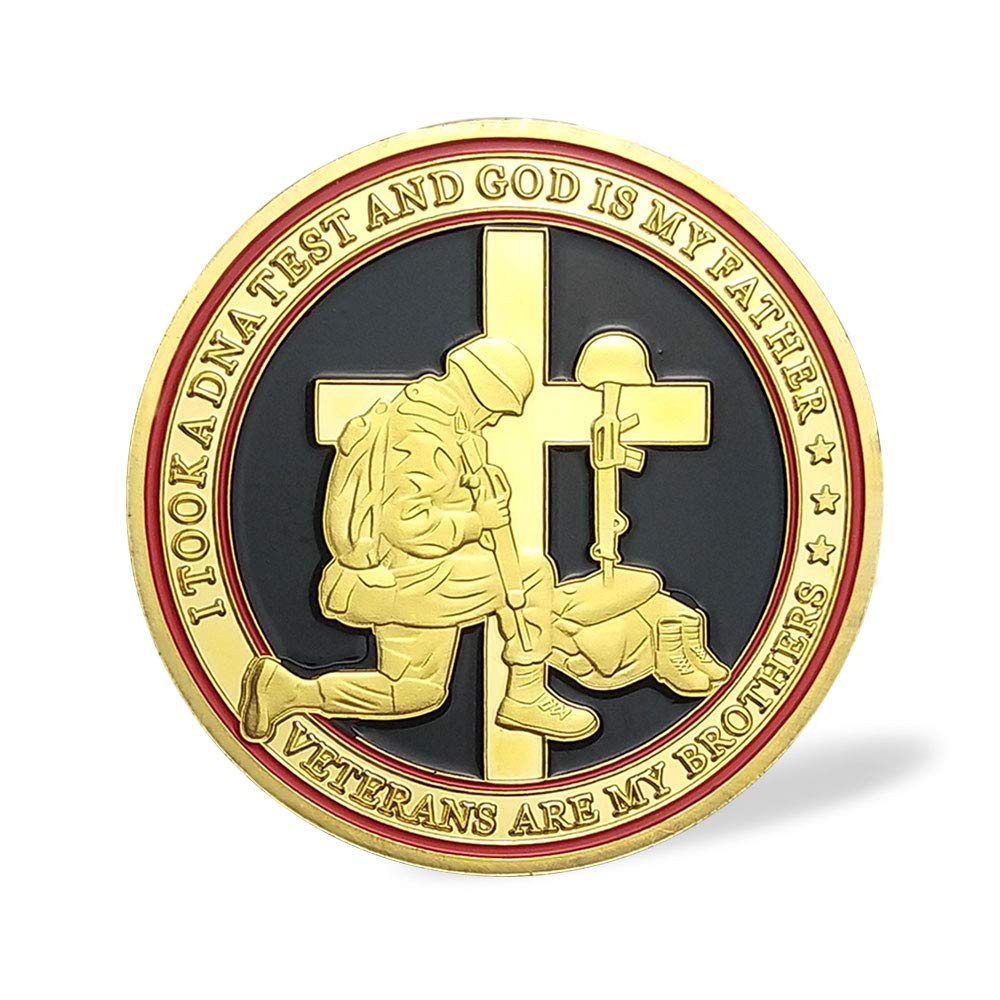 Military Veterans Creed Challenge Coin Thank You for Your Service