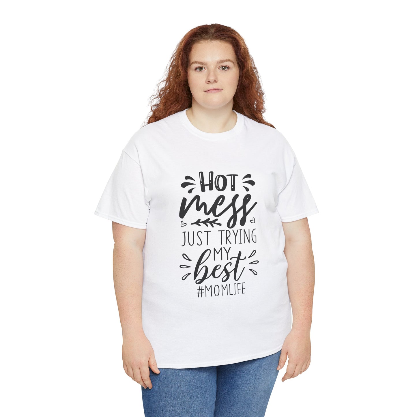 #Mom Life Unisex Heavy Cotton Tee