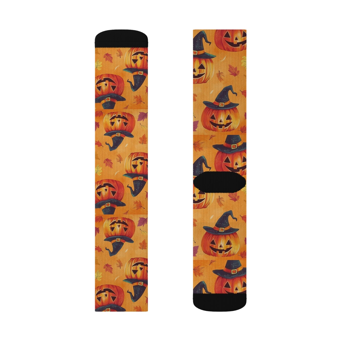 Pumpkin Halloween Sublimation Socks