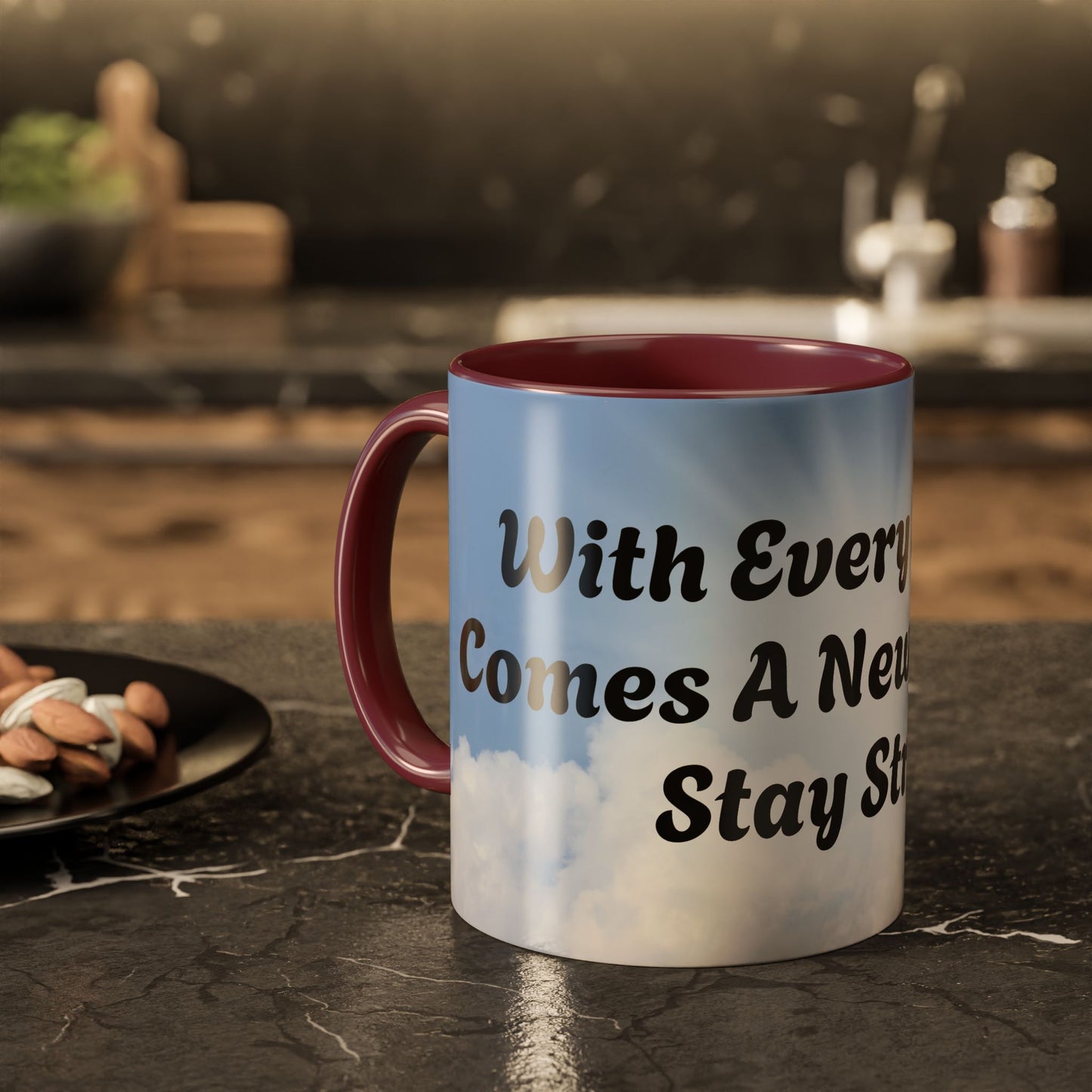 With Every Sunrise Inspirational Colorful Mugs (11oz, 15oz)