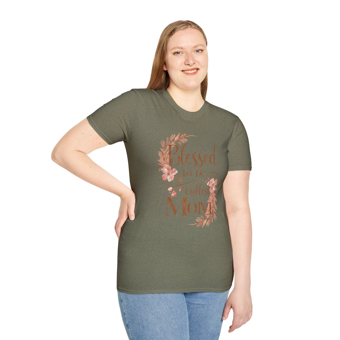 Blessed to be Called Mom Unisex Softstyle T-Shirt