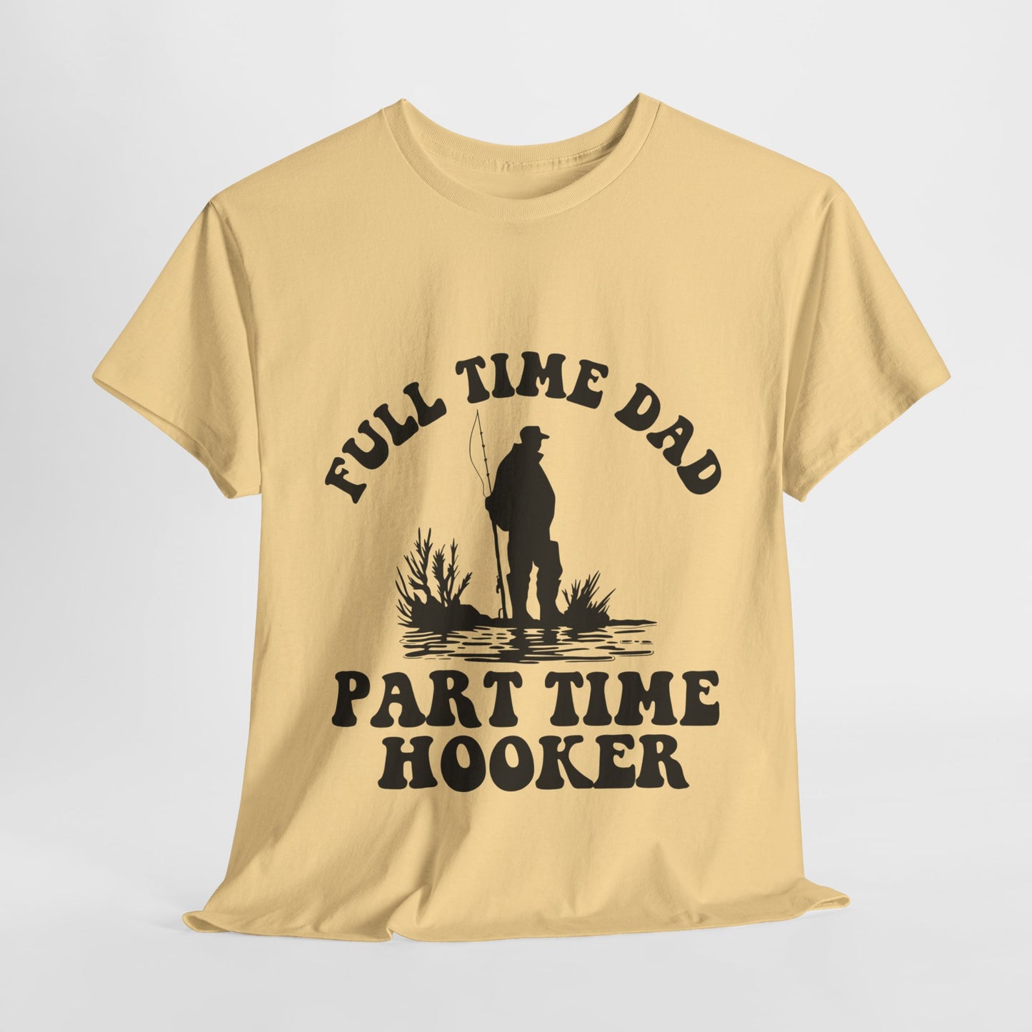 Full Time Dad Unisex Heavy Cotton Tee