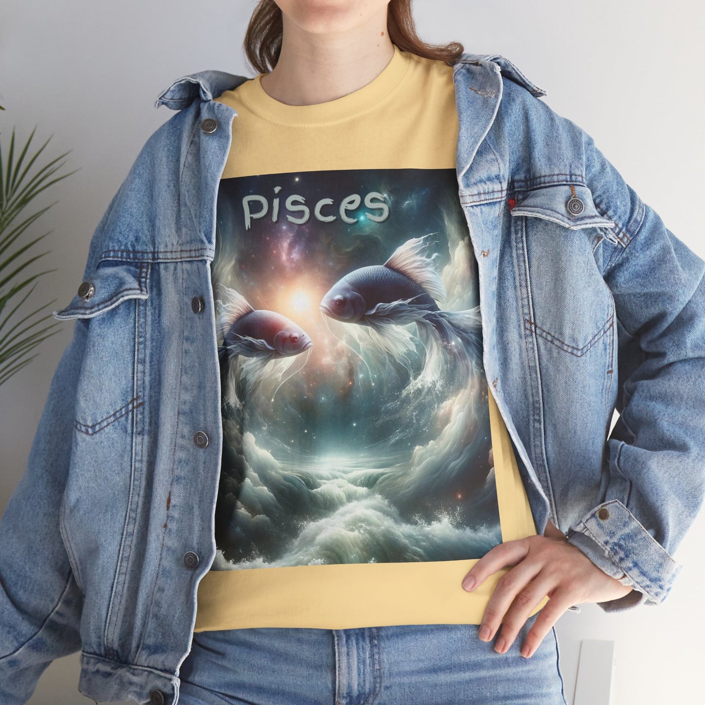 Pisces Unisex Heavy Cotton Tee