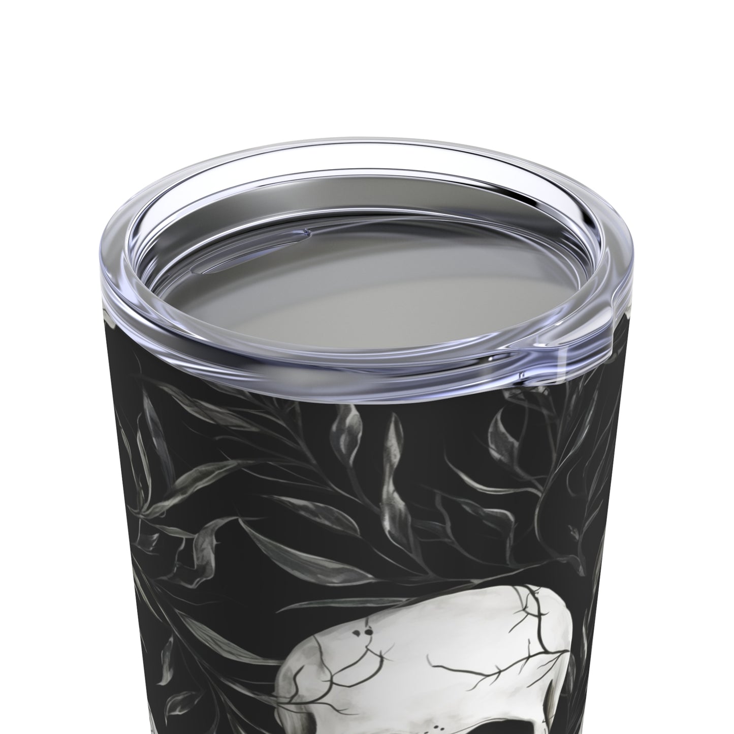 Halloween Black Skeleton Tumbler 20oz