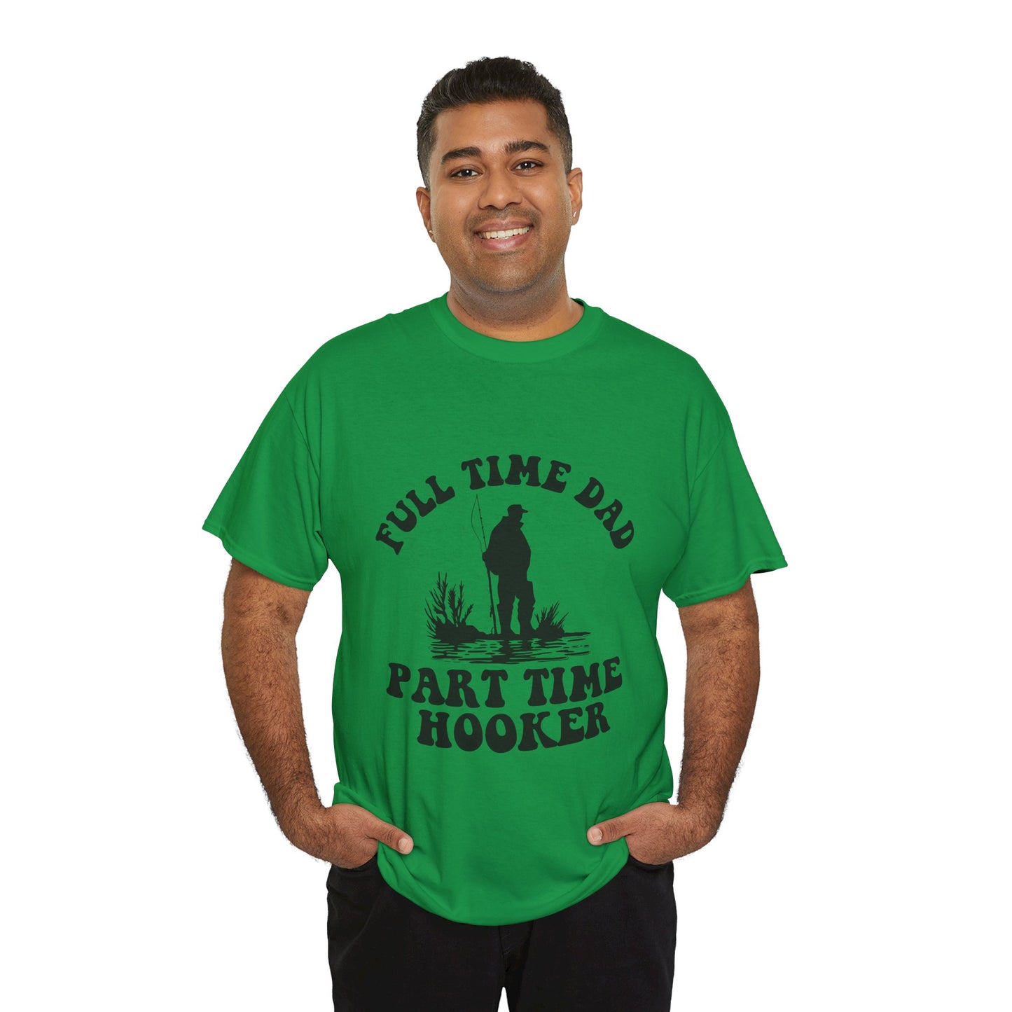 Full Time Dad Unisex Heavy Cotton Tee