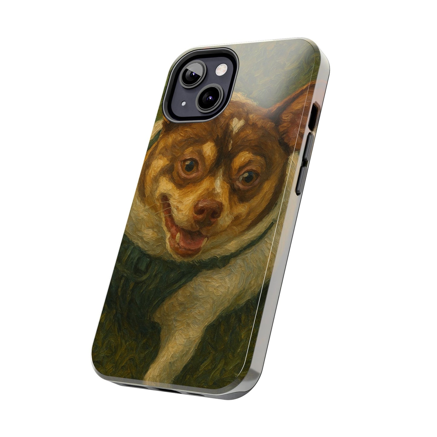 Custom Portrait Oil Painting Tough Phone Case - Durable & Stylish Design