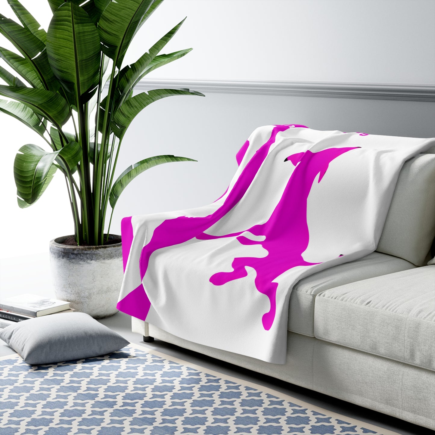 Edge of Bed: Dog's Domain Sherpa Fleece Blanket