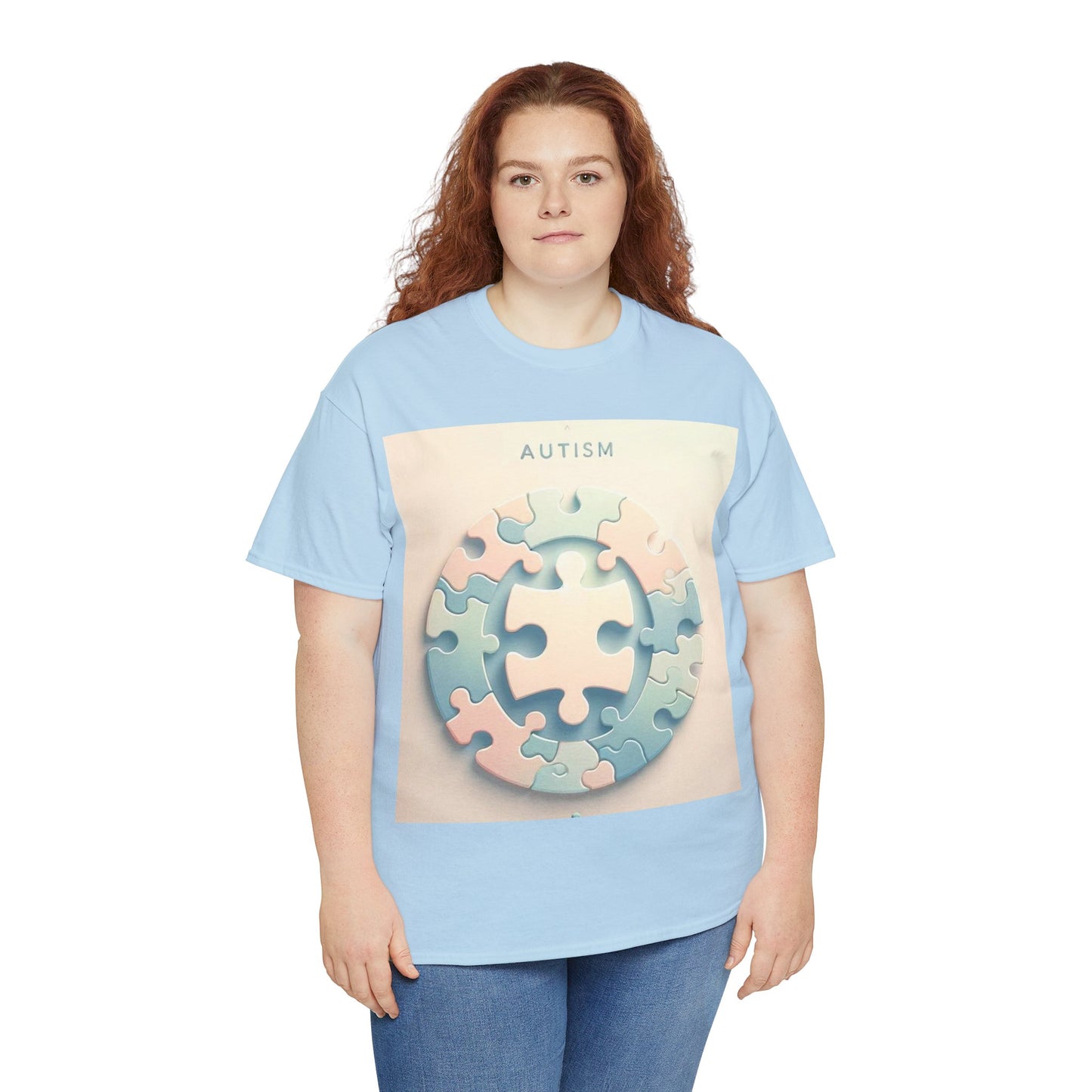 Autism Circle Unisex Heavy Cotton Tee