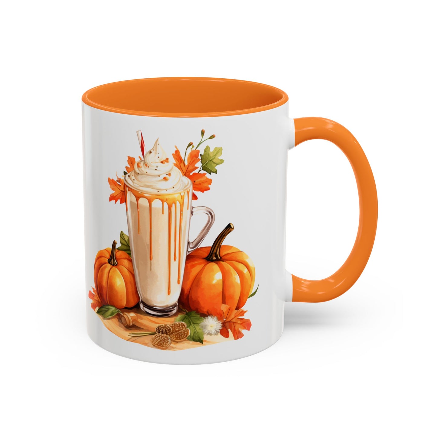 Pumpkin Spice Colorful Mugs, 11oz