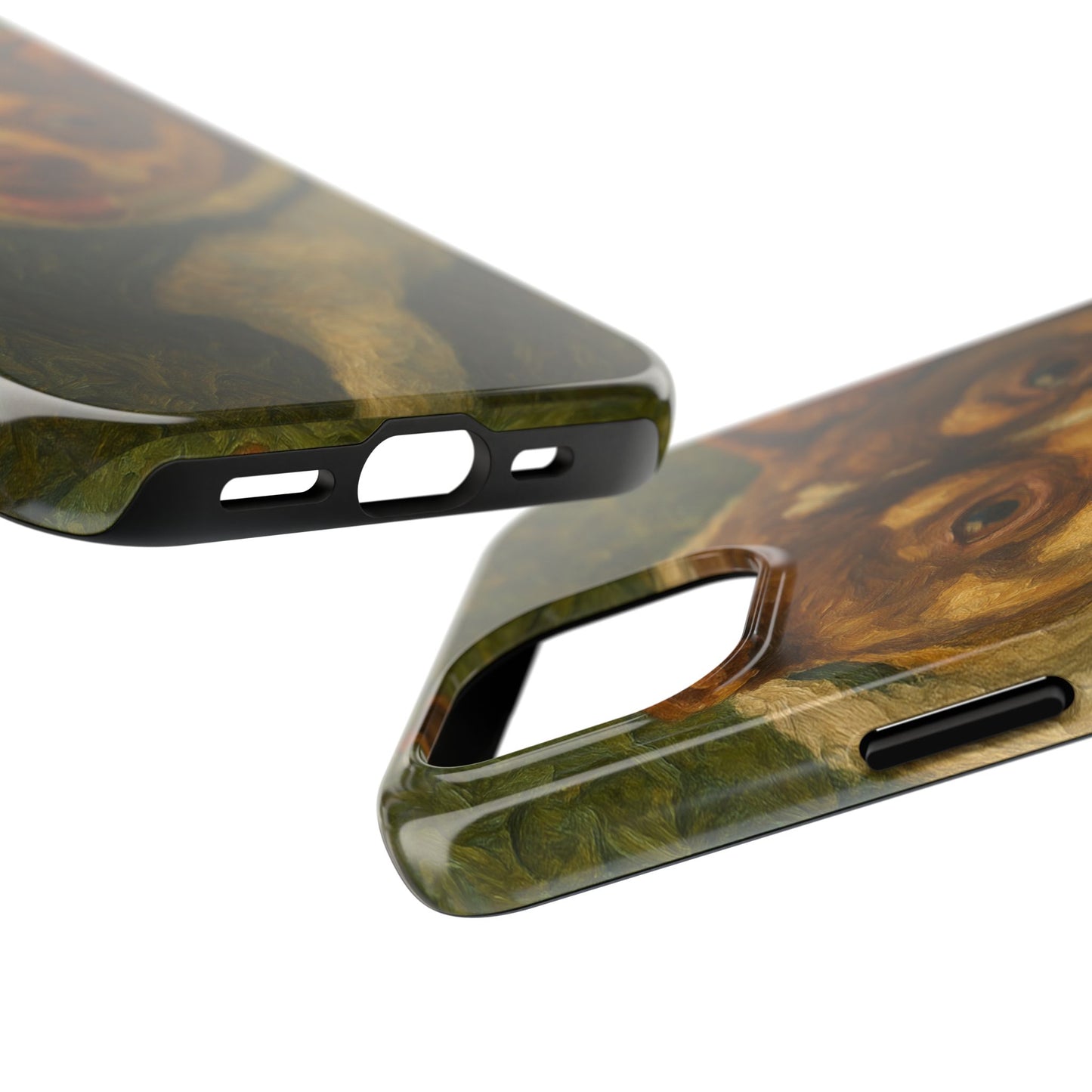 Custom Portrait Oil Painting Tough Phone Case - Durable & Stylish Design