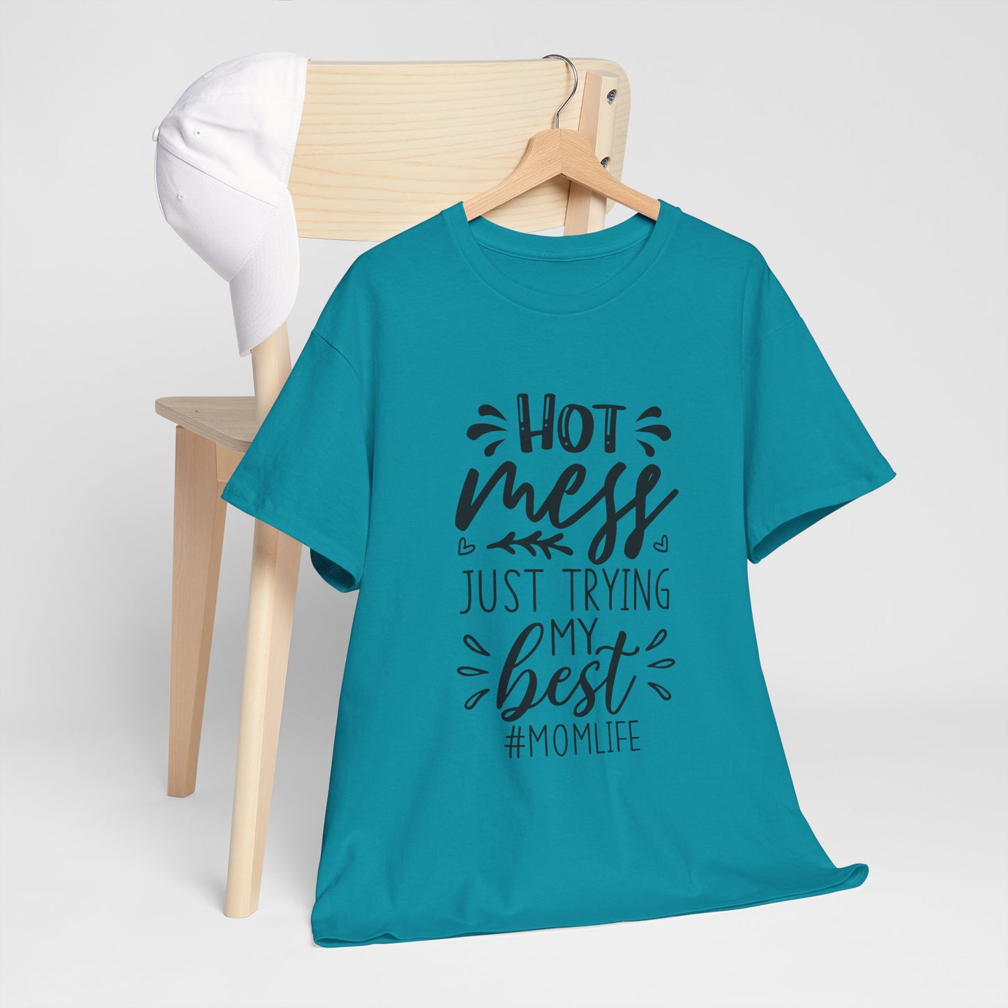#Mom Life Unisex Heavy Cotton Tee