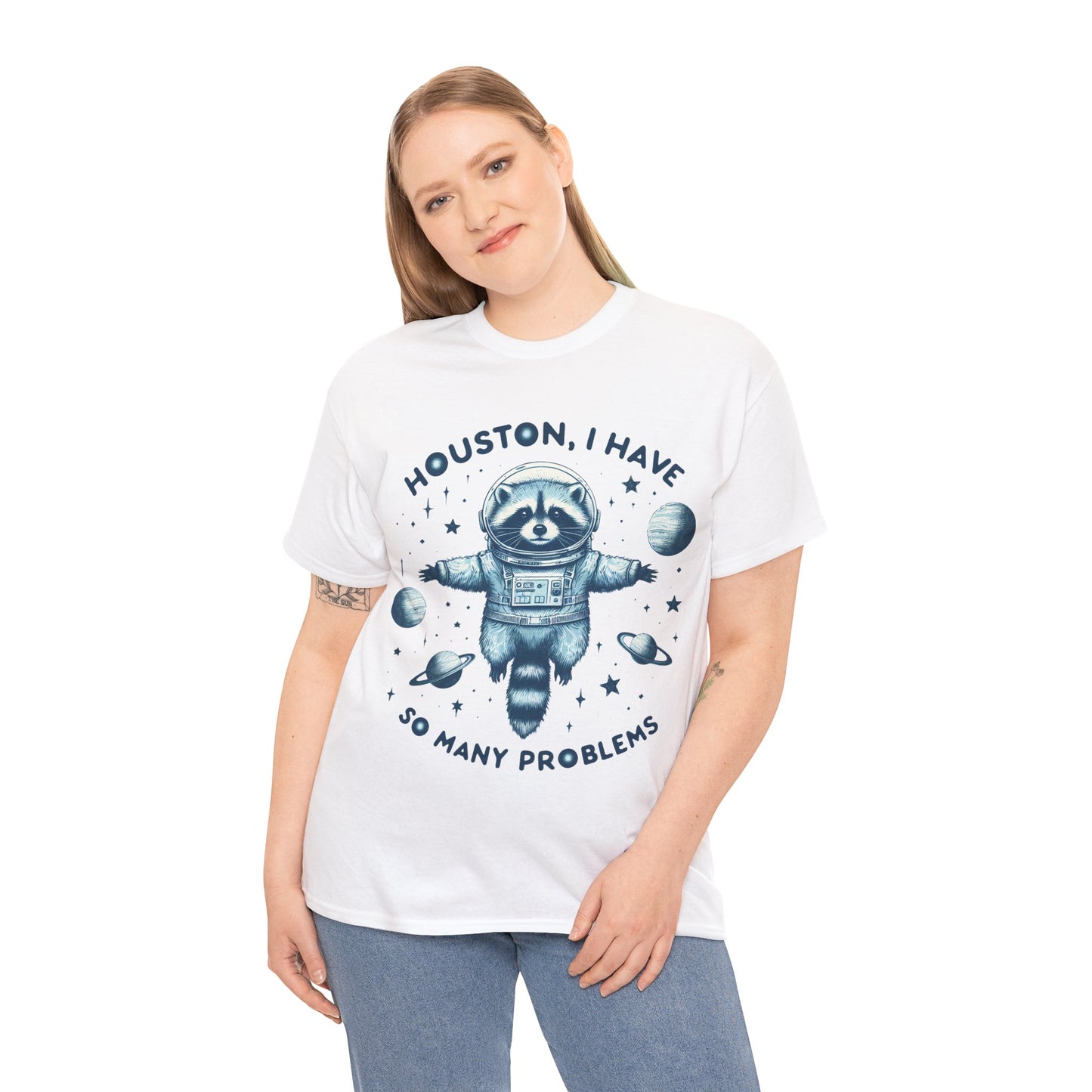 Houston I Have So Many Problems Unisex Heavy Cotton Tee