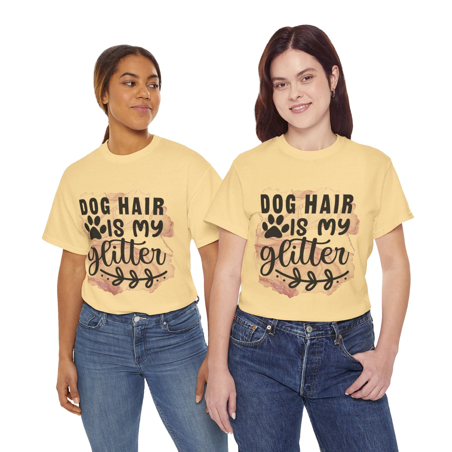 Dog Hair Is My Glitter Unisex Heavy Cotton Tee