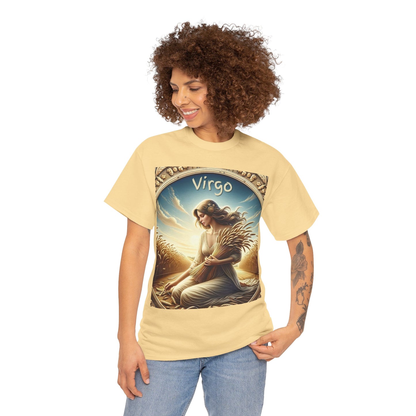 Virgo Unisex Heavy Cotton Tee