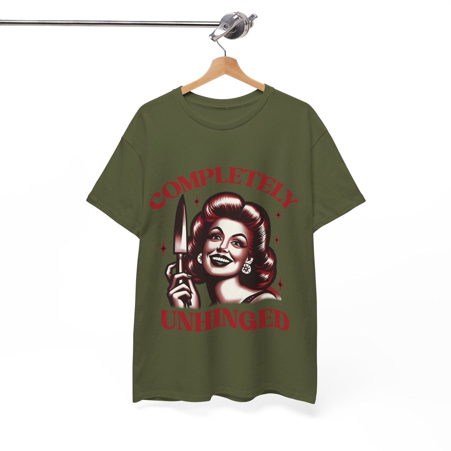 Completely Unhinged Unisex Heavy Cotton Tee
