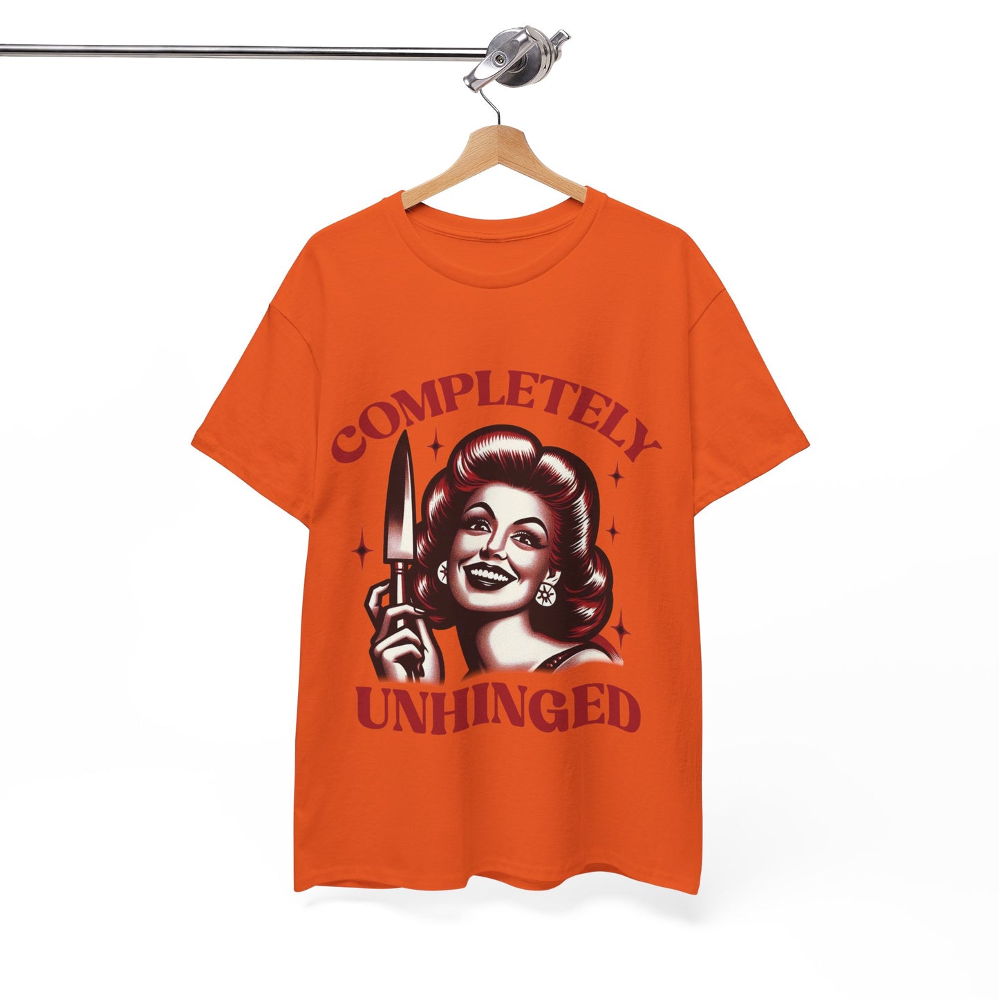 Completely Unhinged Unisex Heavy Cotton Tee