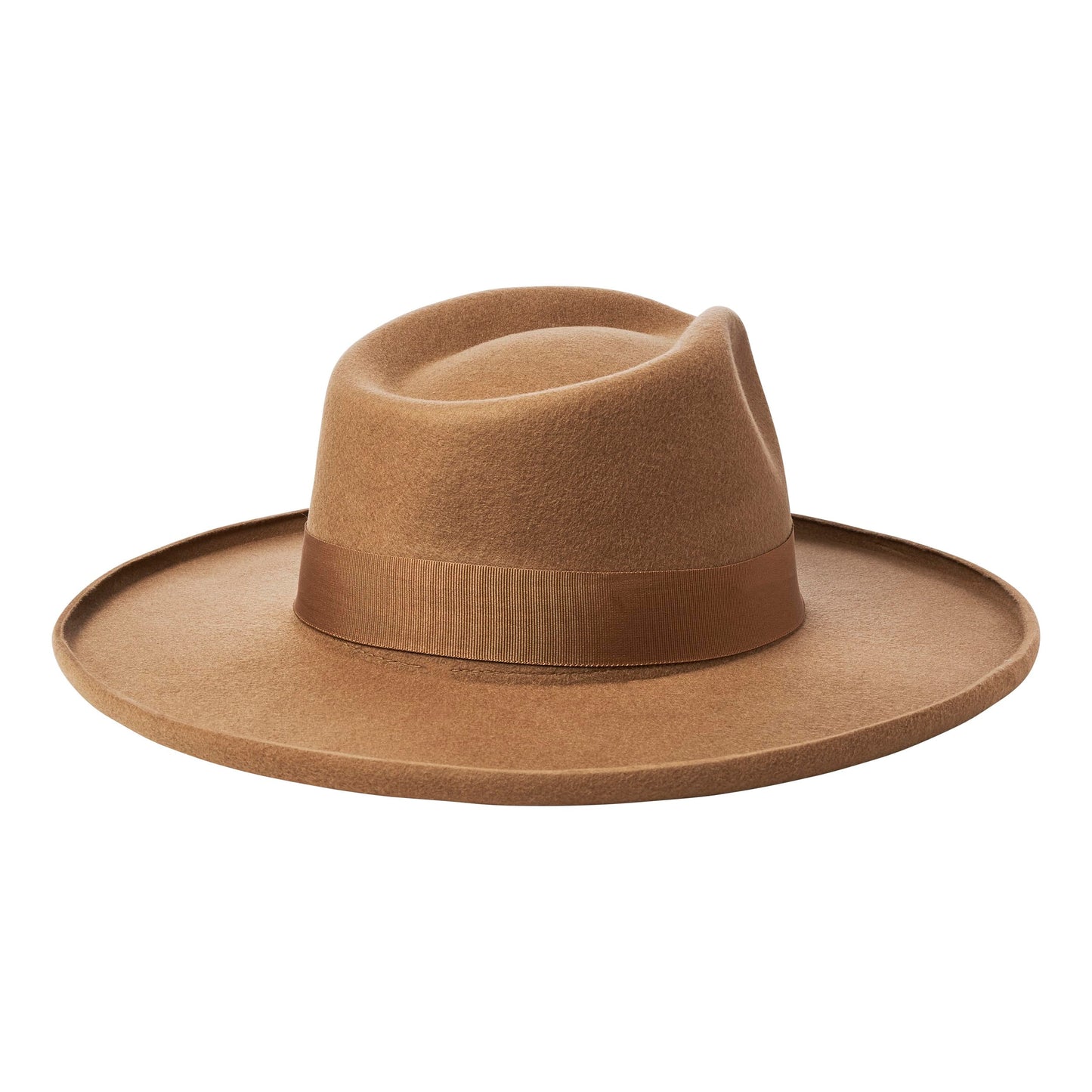 Born To Roam Galilee Rancher Unisex Fedora Hat, 100% Australian Wool (US, Alpha, Small, Medium, Pecan Brown)