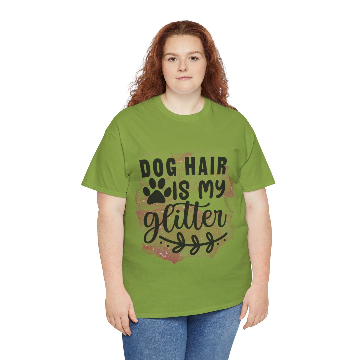 Dog Hair Is My Glitter Unisex Heavy Cotton Tee