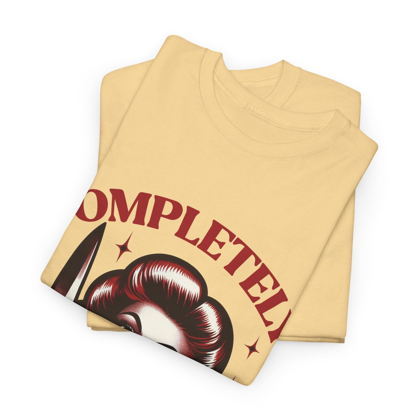 Completely Unhinged Unisex Heavy Cotton Tee