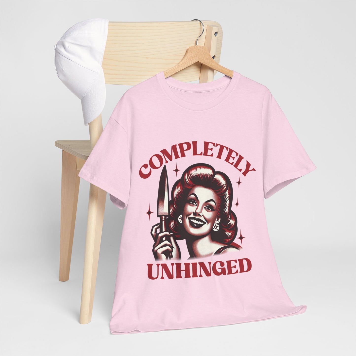 Completely Unhinged Unisex Heavy Cotton Tee