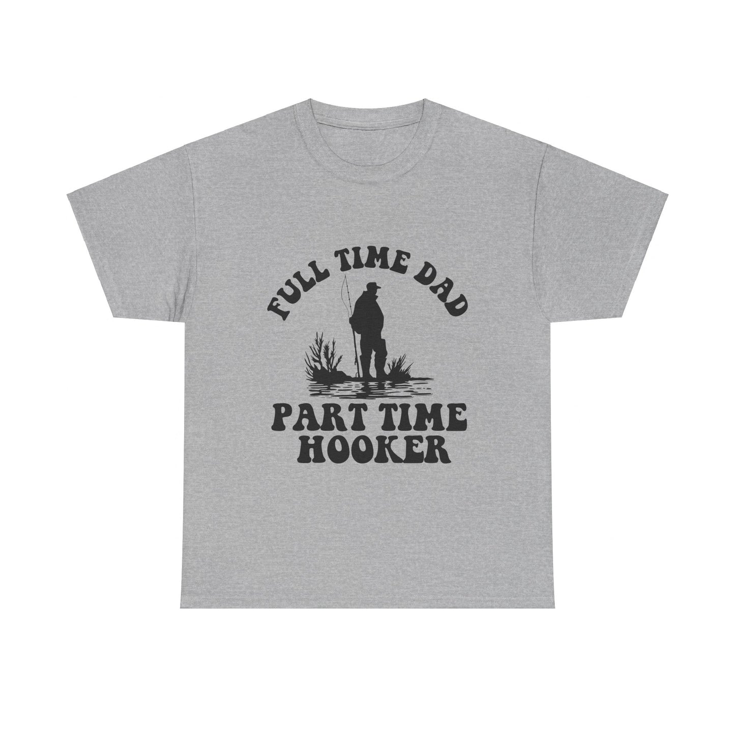 Full Time Dad Unisex Heavy Cotton Tee