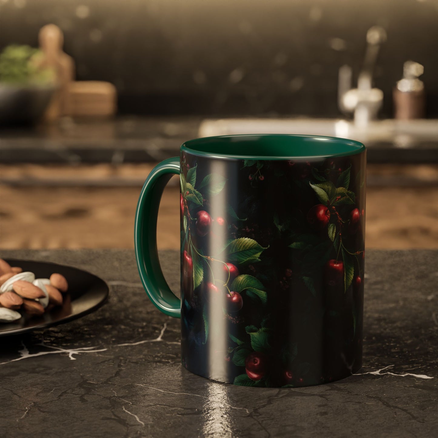 Black Cherry Colorful Mugs (11oz, 15oz)