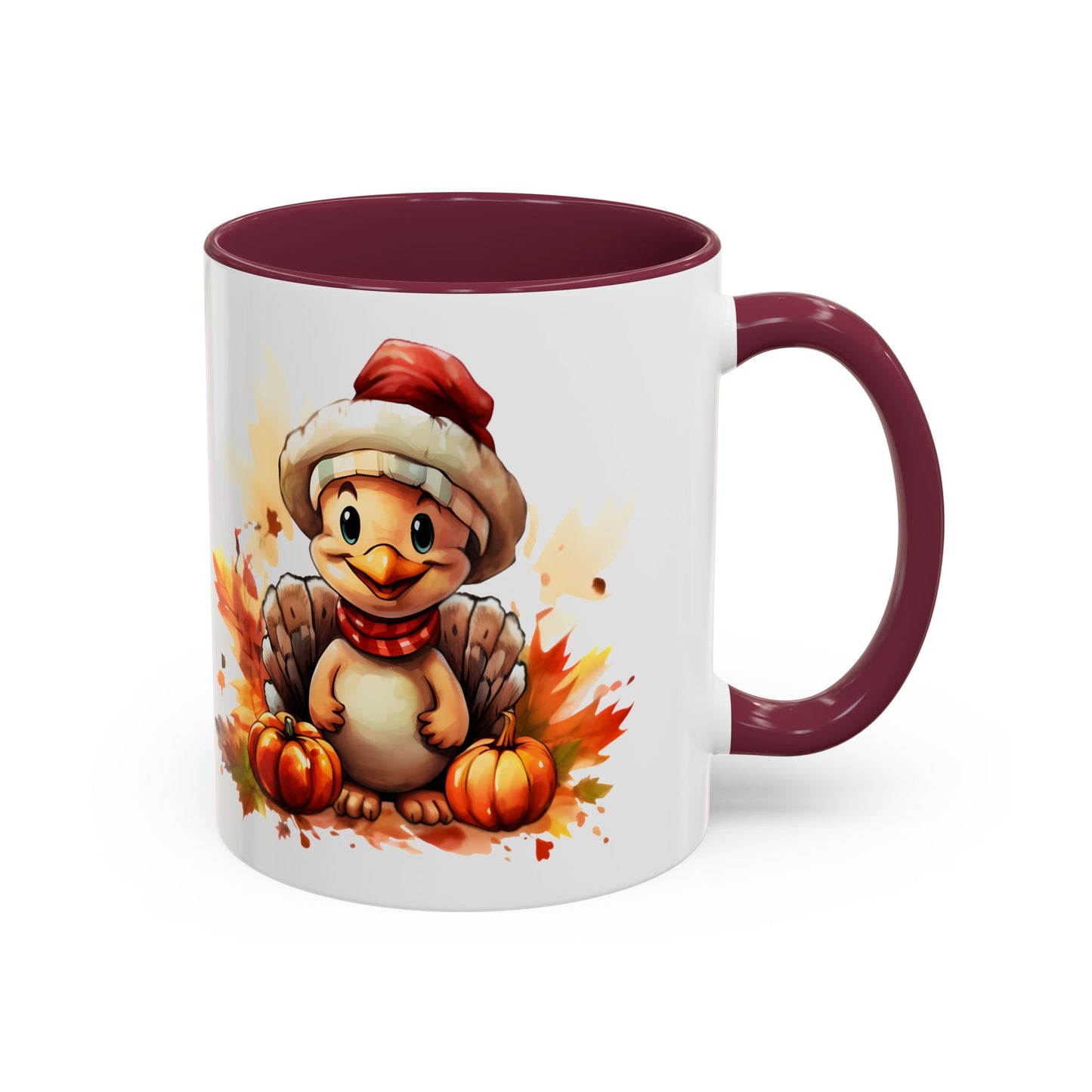 Autumn Duck Colorful Mugs, 11oz