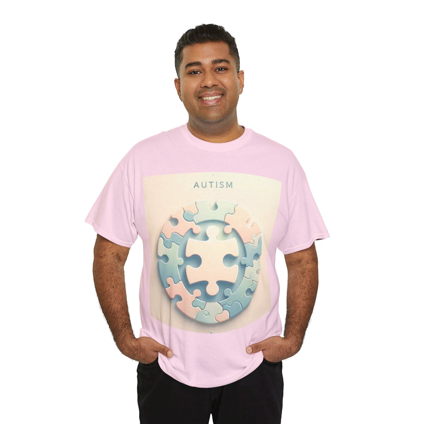 Autism Circle Unisex Heavy Cotton Tee