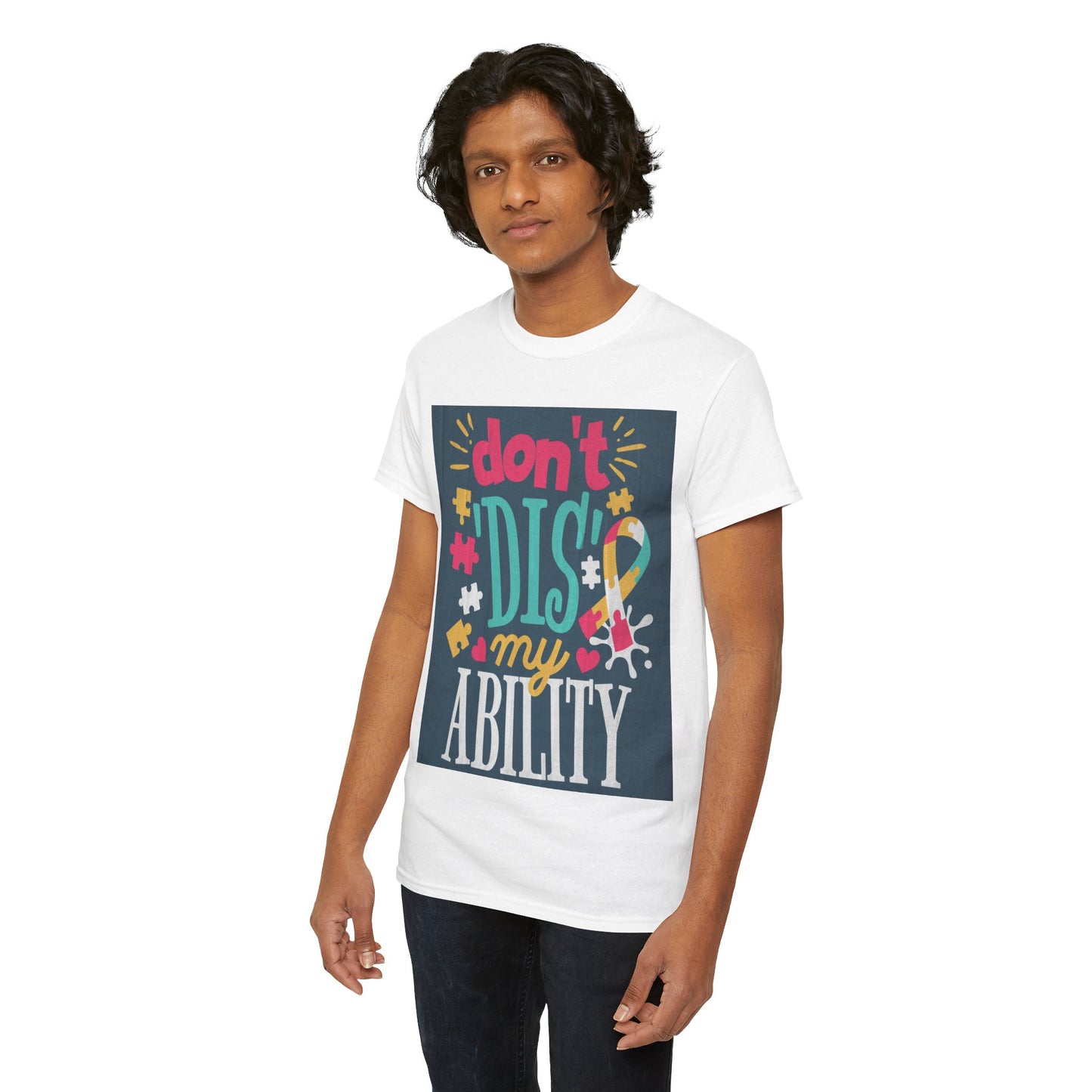 Don't Dis My Ability Unisex Heavy Cotton Tee