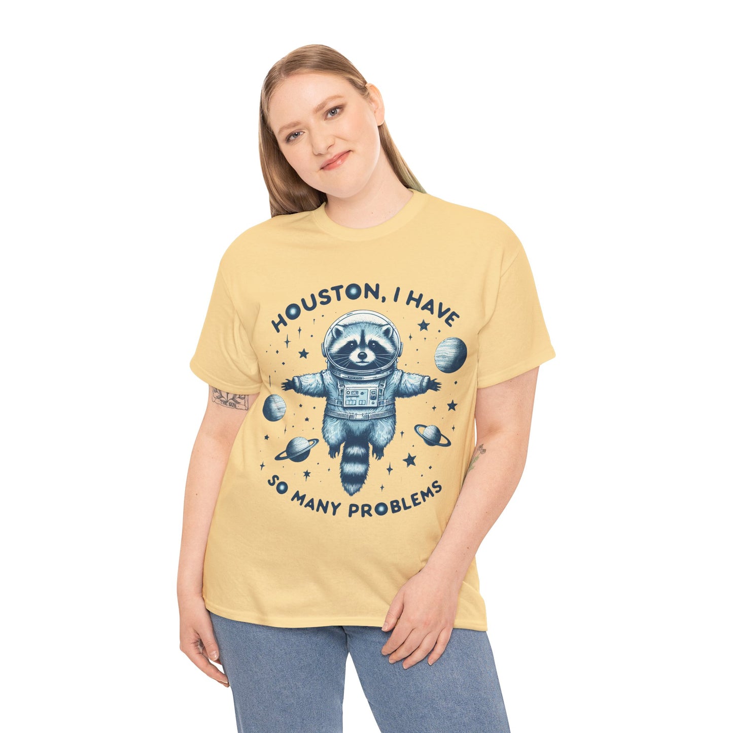 Houston I Have So Many Problems Unisex Heavy Cotton Tee