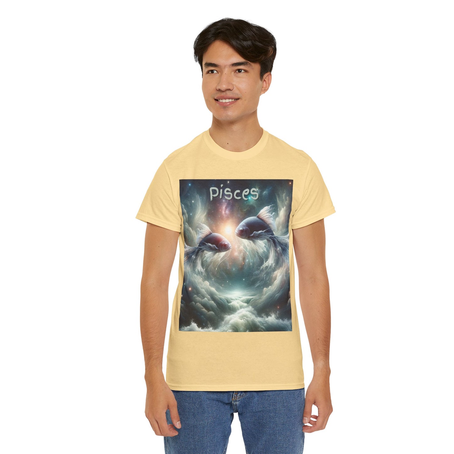 Pisces Unisex Heavy Cotton Tee