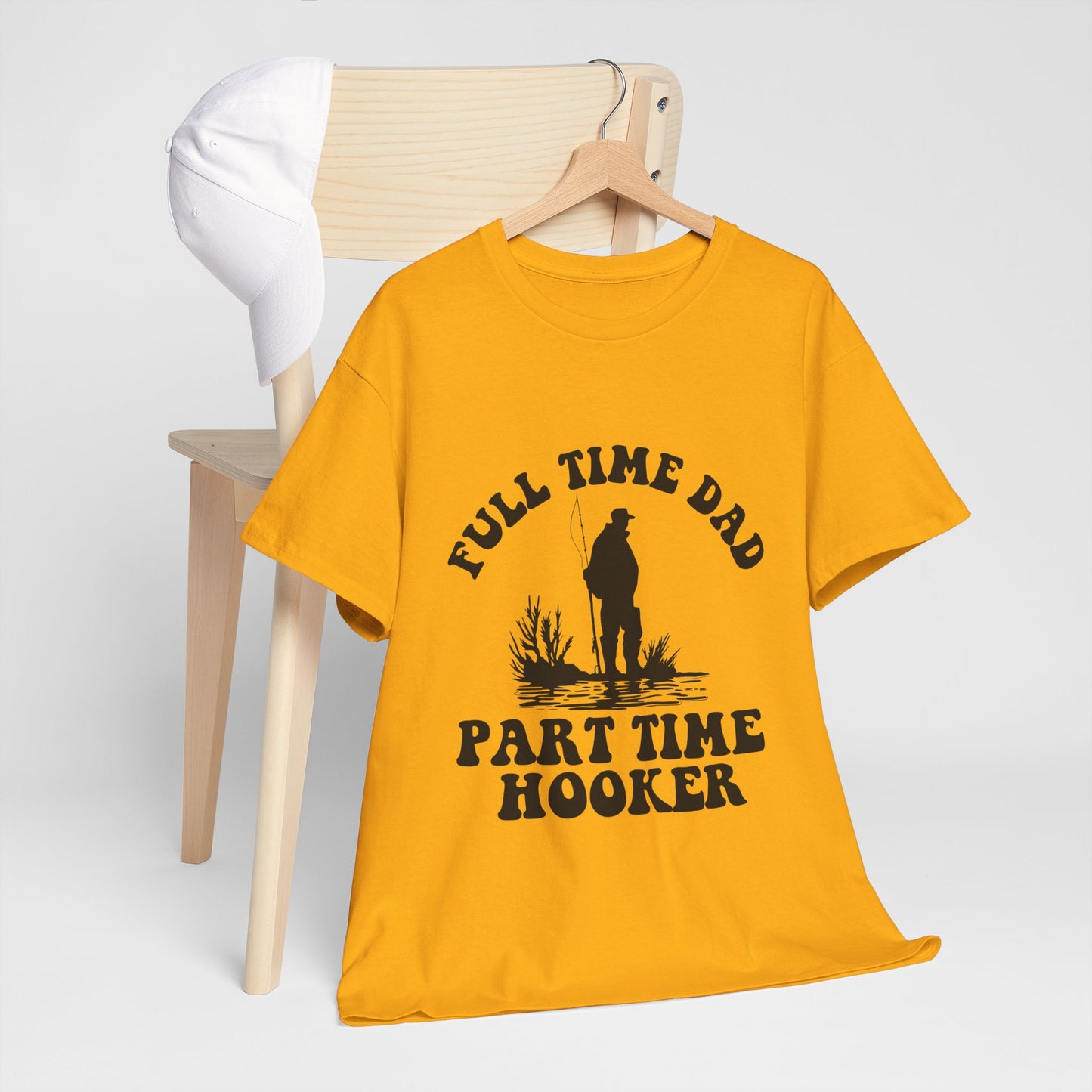Full Time Dad Unisex Heavy Cotton Tee