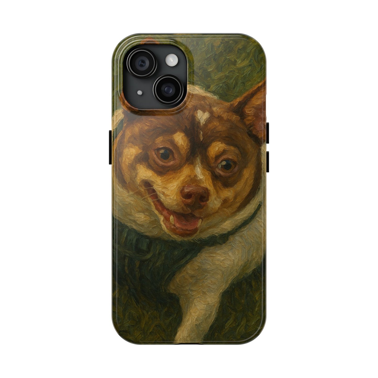 Custom Portrait Oil Painting Tough Phone Case - Durable & Stylish Design