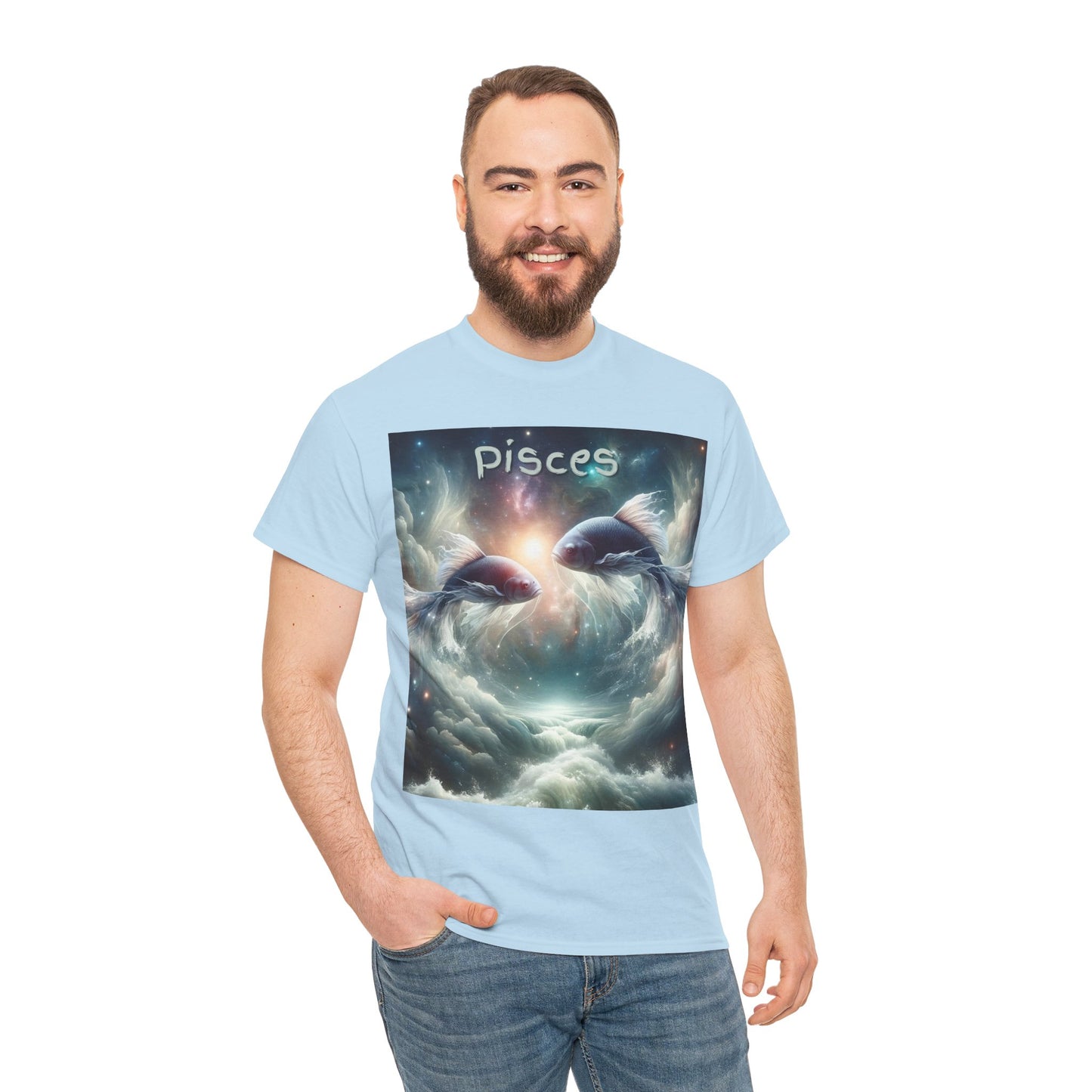 Pisces Unisex Heavy Cotton Tee