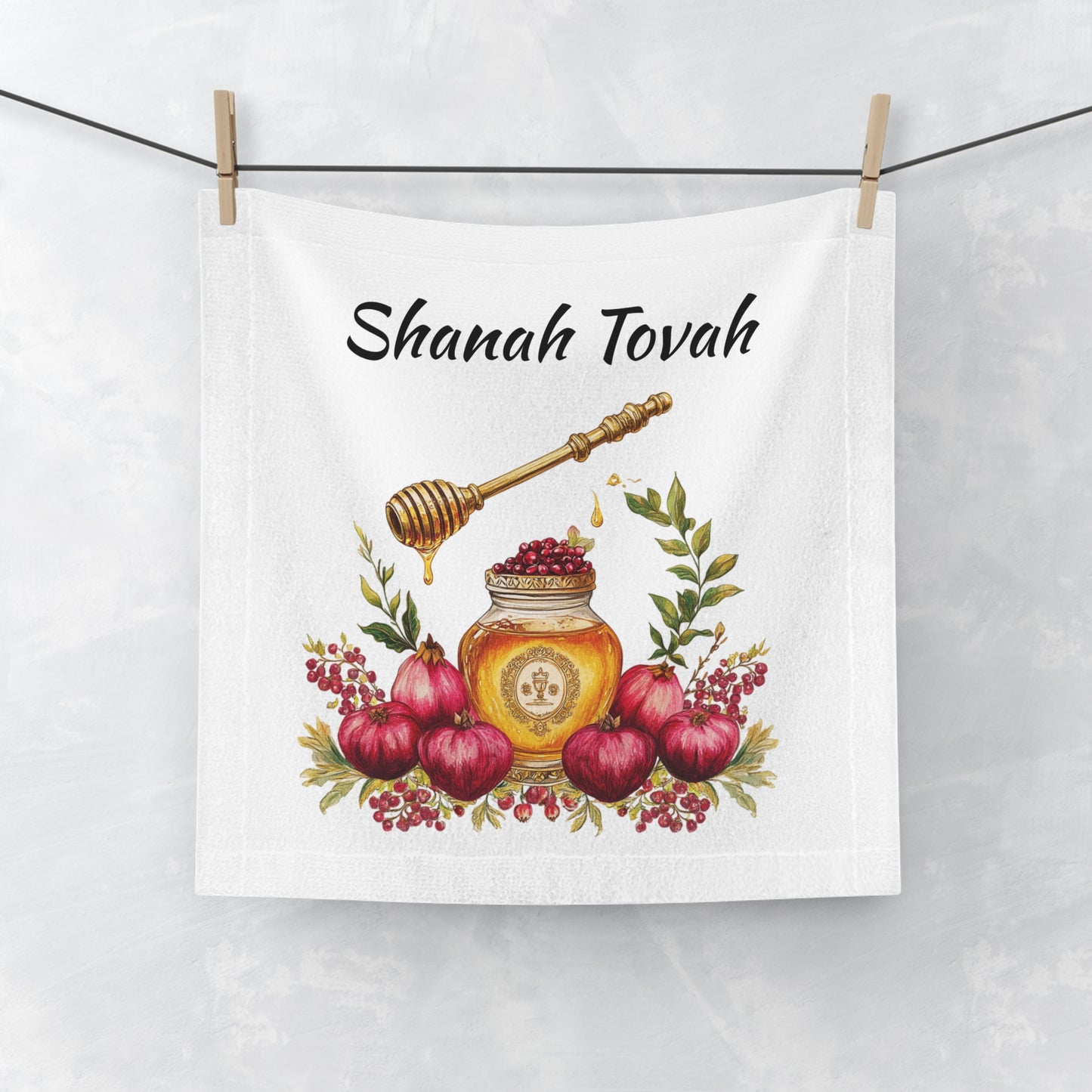 Shanah Tovah Face Towel