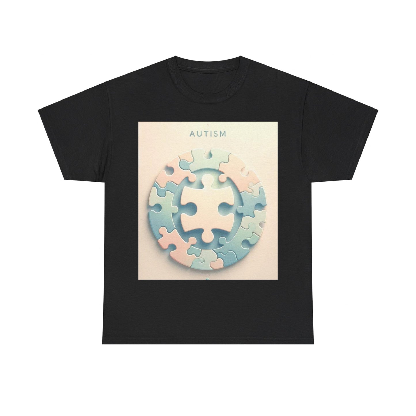 Autism Circle Unisex Heavy Cotton Tee