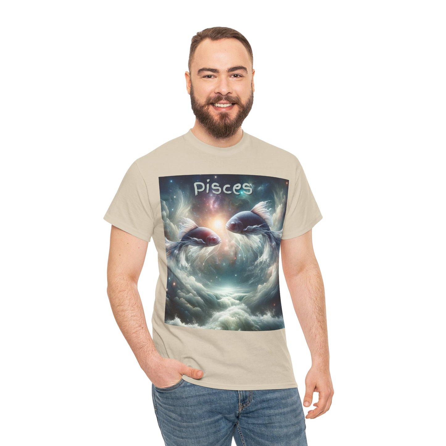 Pisces Unisex Heavy Cotton Tee