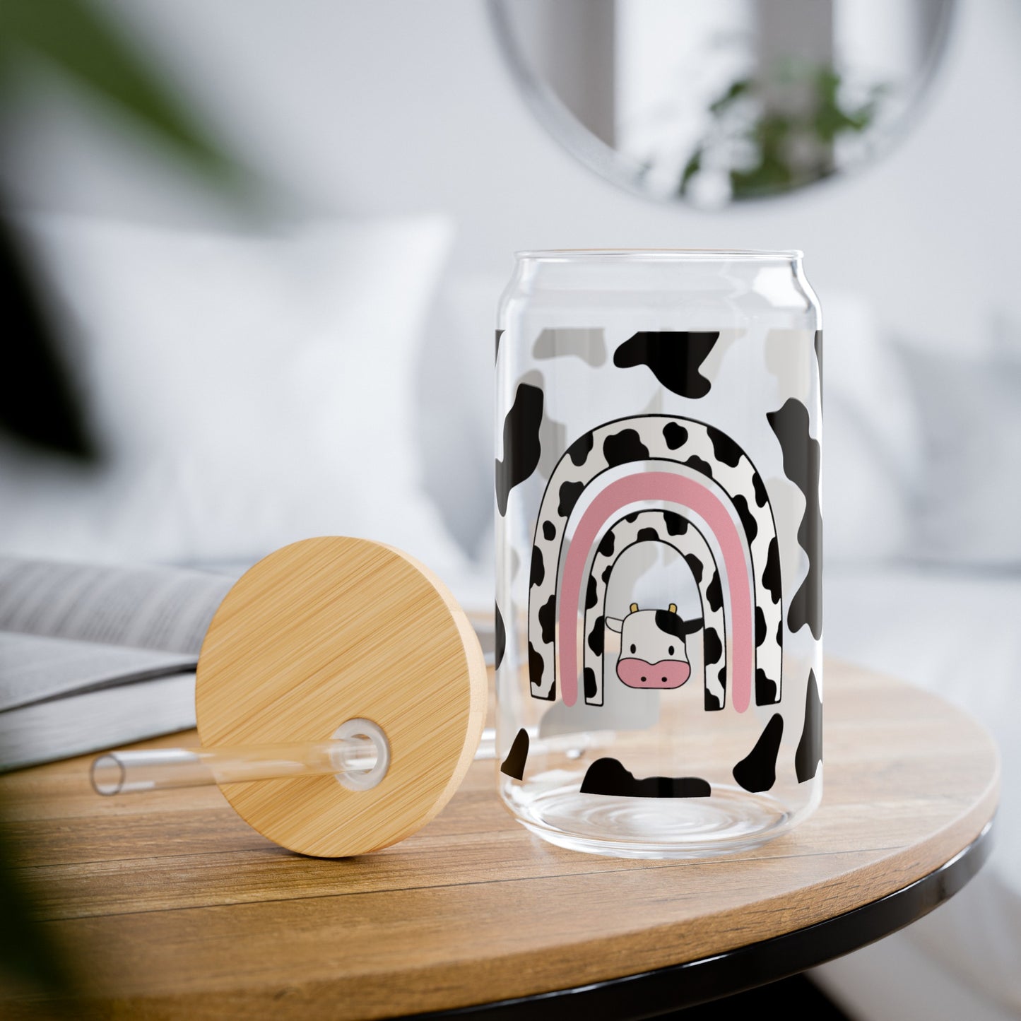 Holy Cow Sipper Glass, 16oz