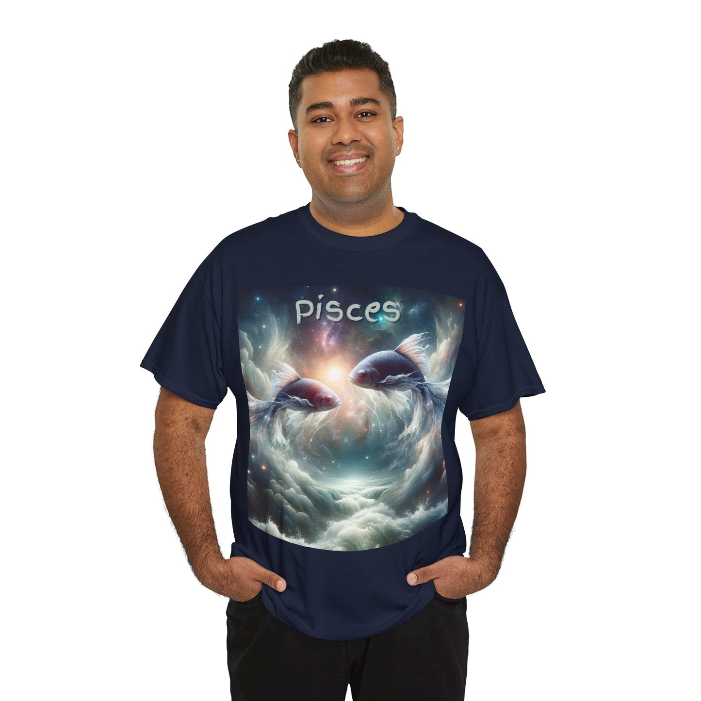 Pisces Unisex Heavy Cotton Tee