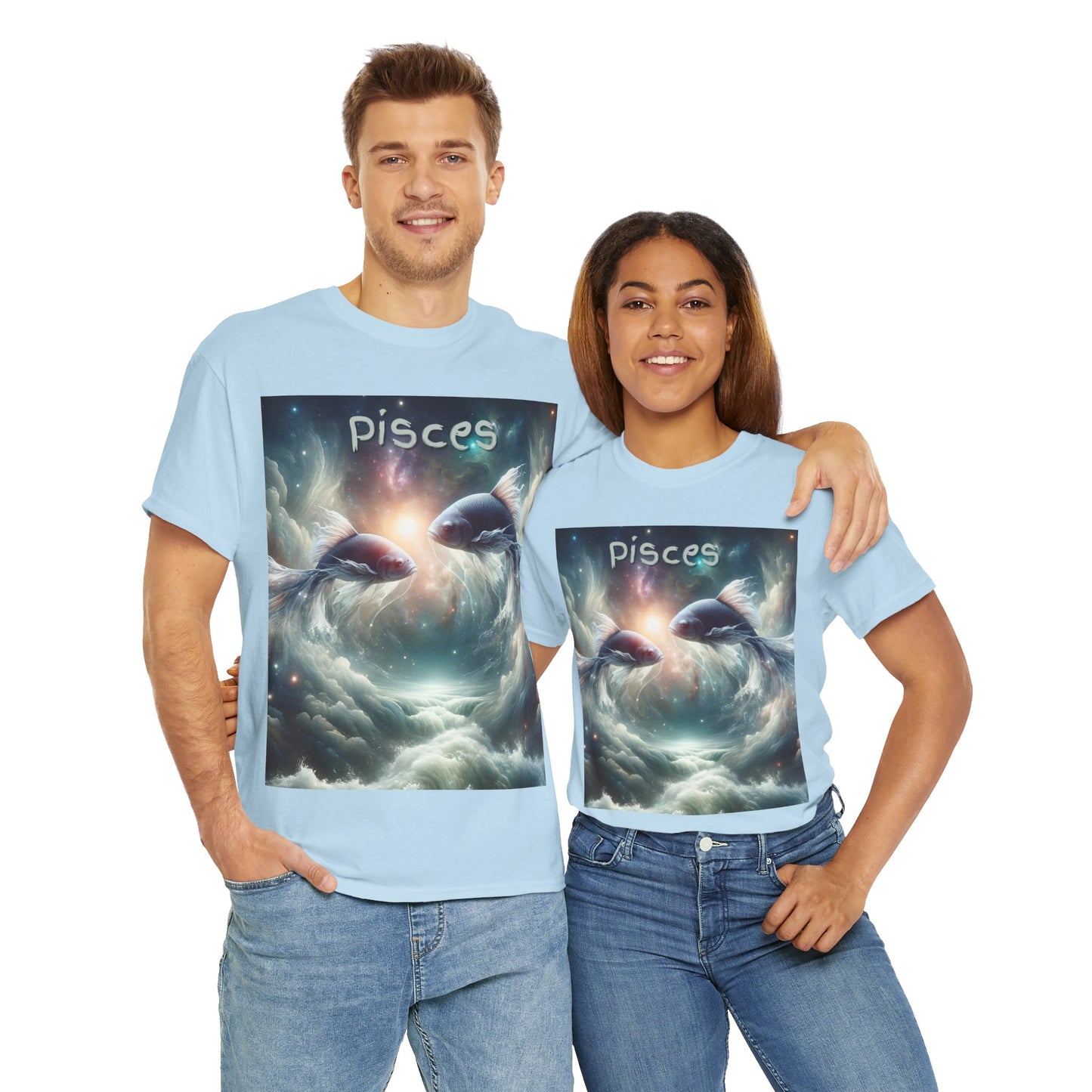 Pisces Unisex Heavy Cotton Tee