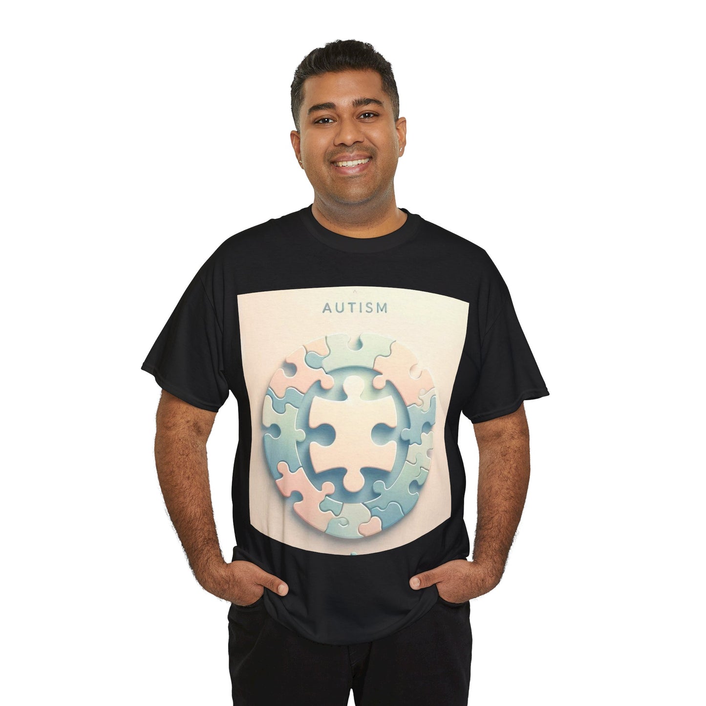 Autism Circle Unisex Heavy Cotton Tee
