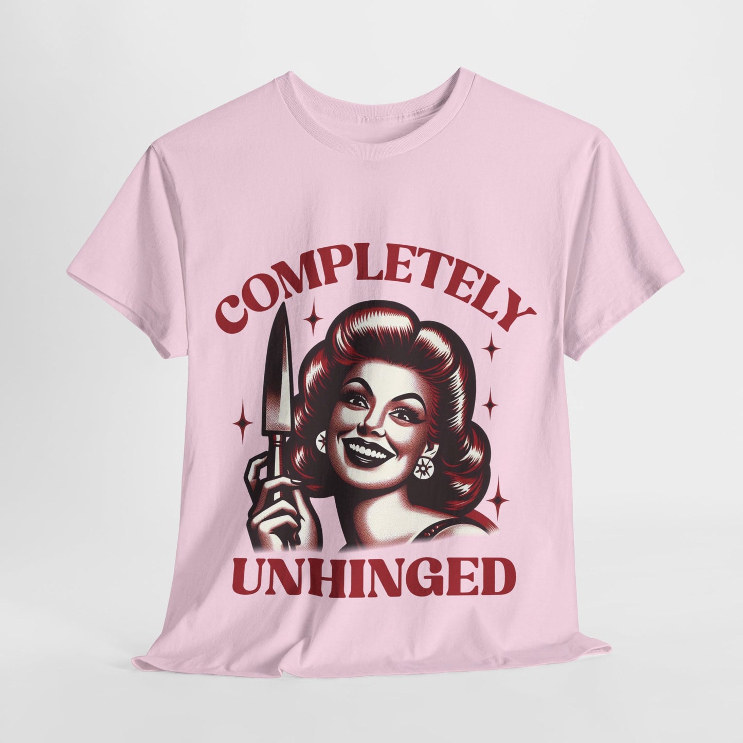 Completely Unhinged Unisex Heavy Cotton Tee