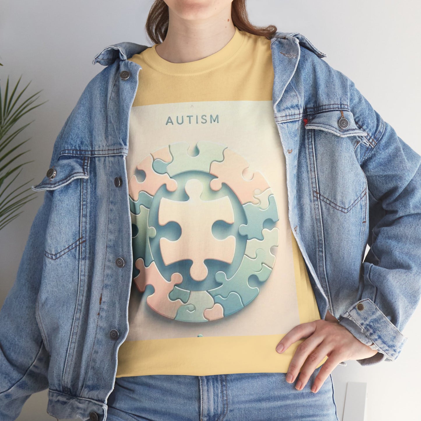 Autism Circle Unisex Heavy Cotton Tee