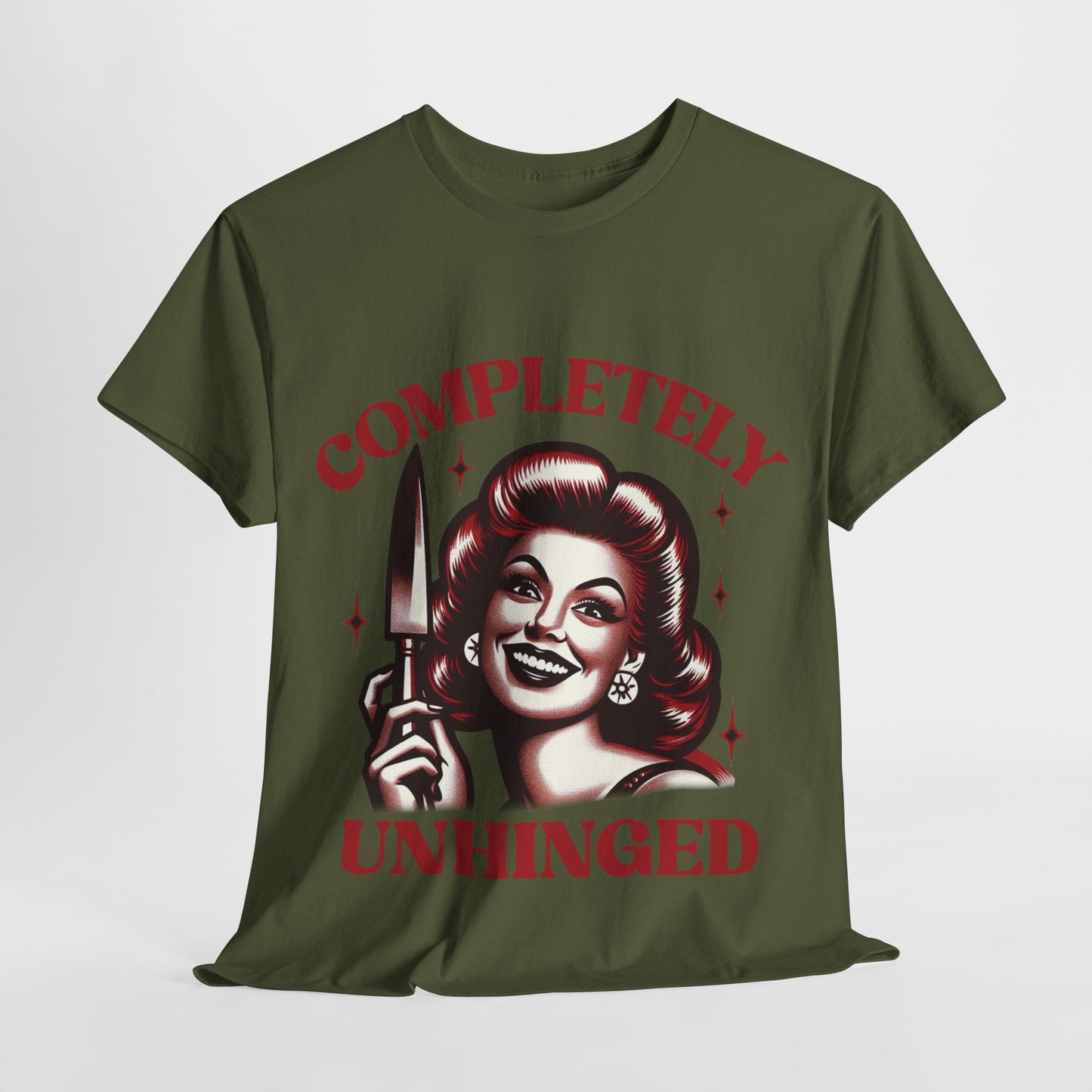 Completely Unhinged Unisex Heavy Cotton Tee