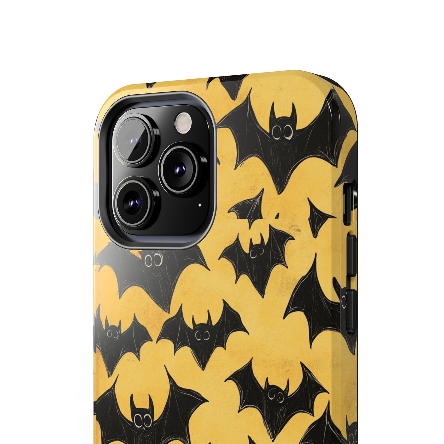 Halloween Yellow Bats Tough Phone Cases