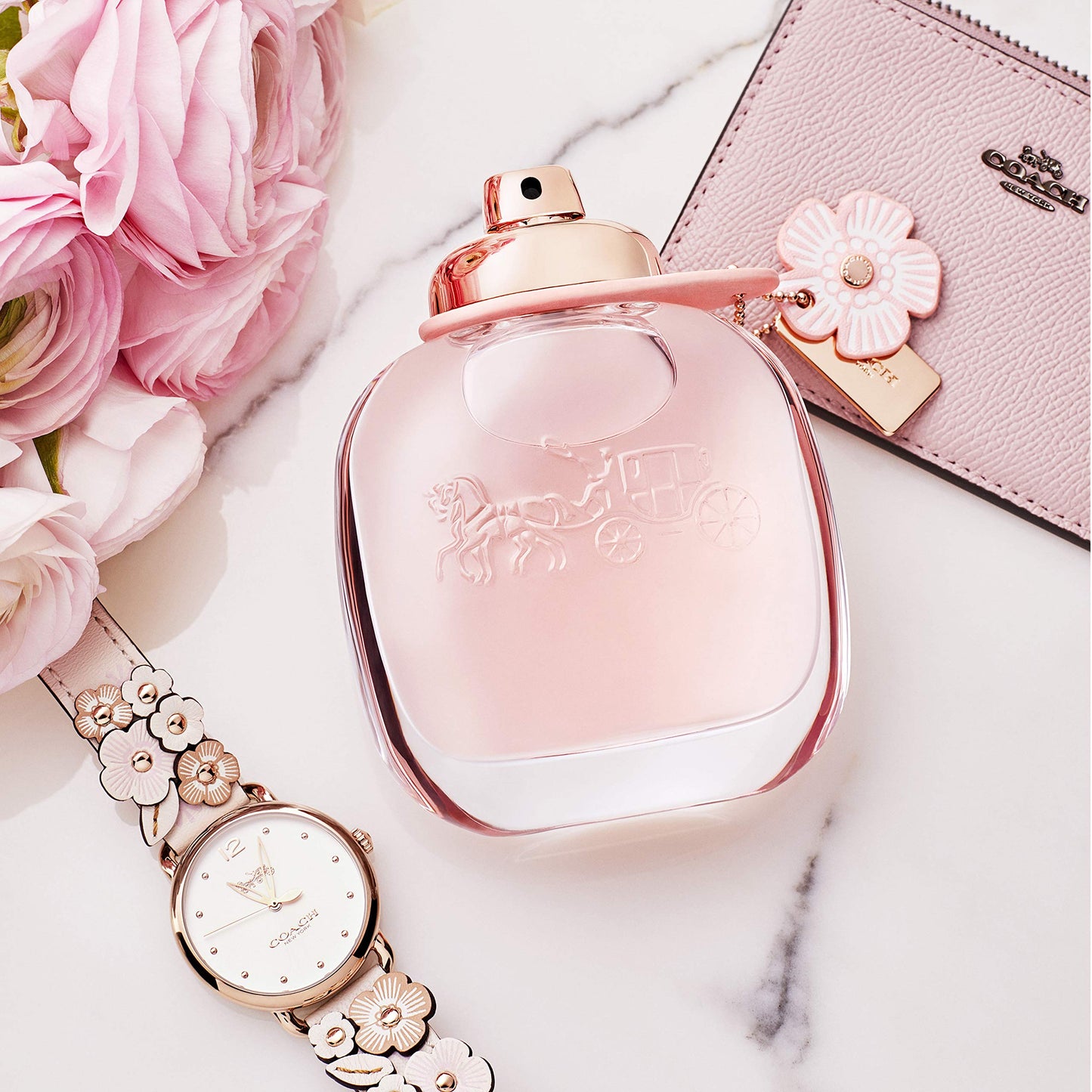Coach Floral Eau de Parfum - Long Lasting Fragrance with notes of Pineapple Sorbet, Peony & Crystal Musks - Floral & Fruity - 1.0 fl. oz.