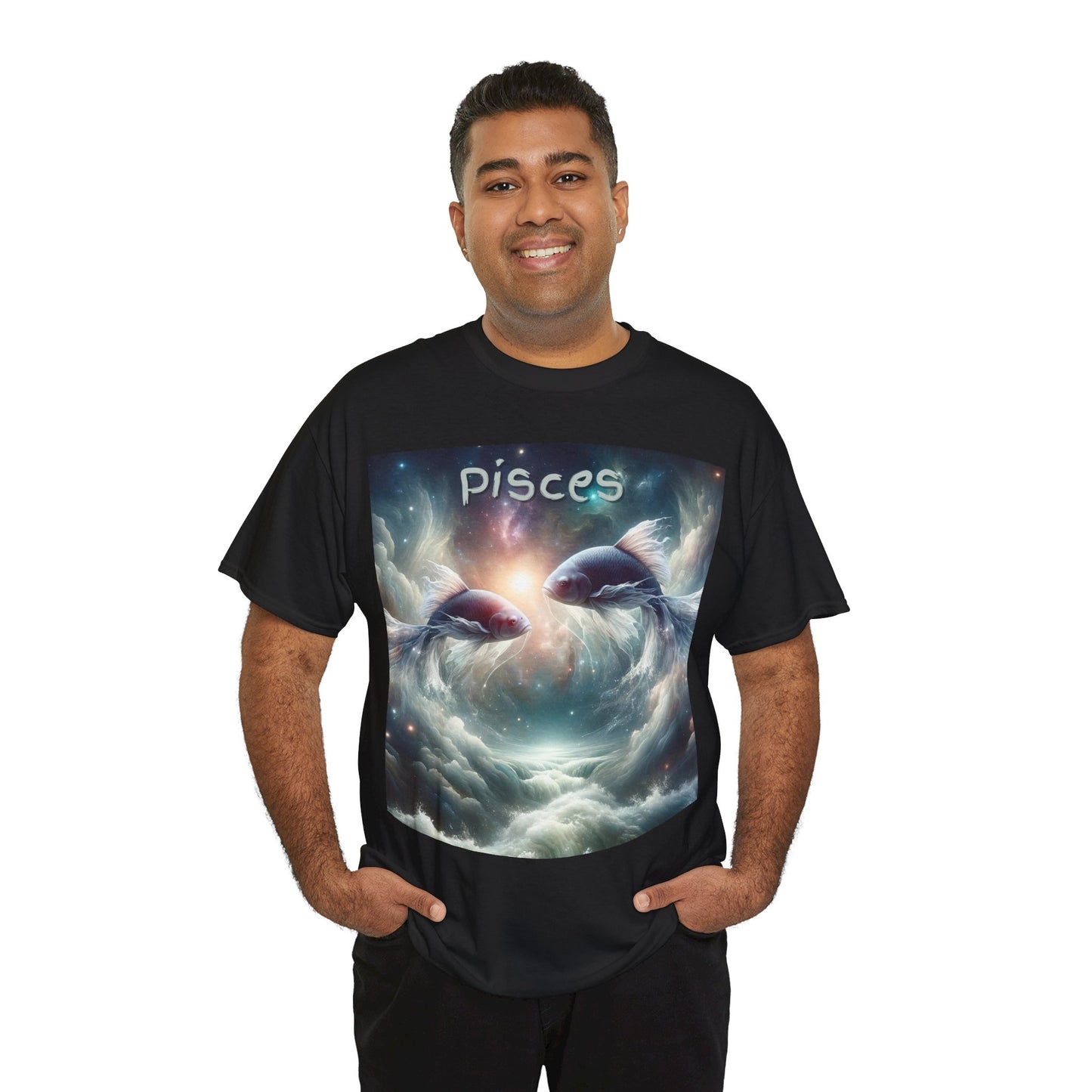 Pisces Unisex Heavy Cotton Tee