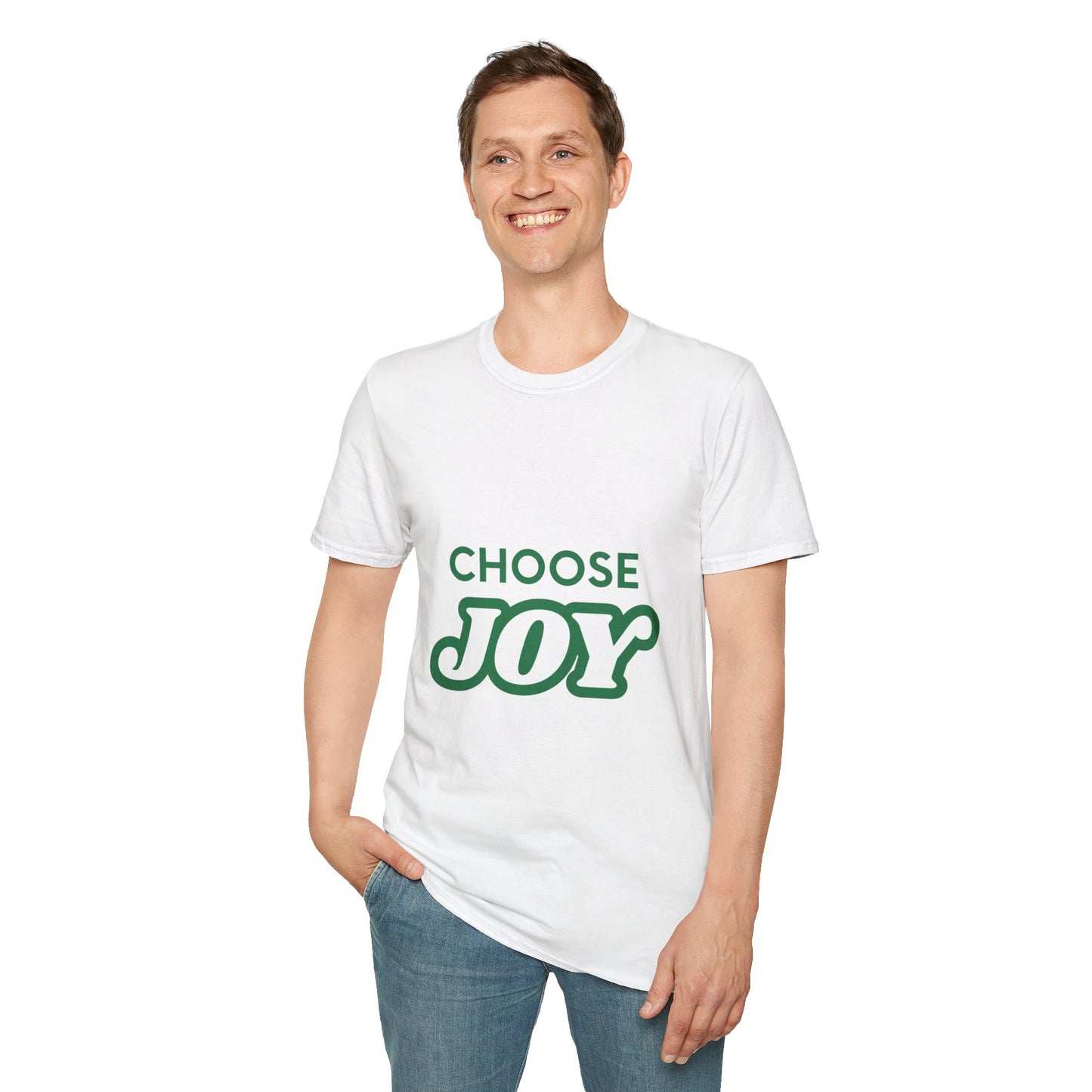 Choose Joy Unisex Softstyle T-Shirt - Positive Vibe Apparel