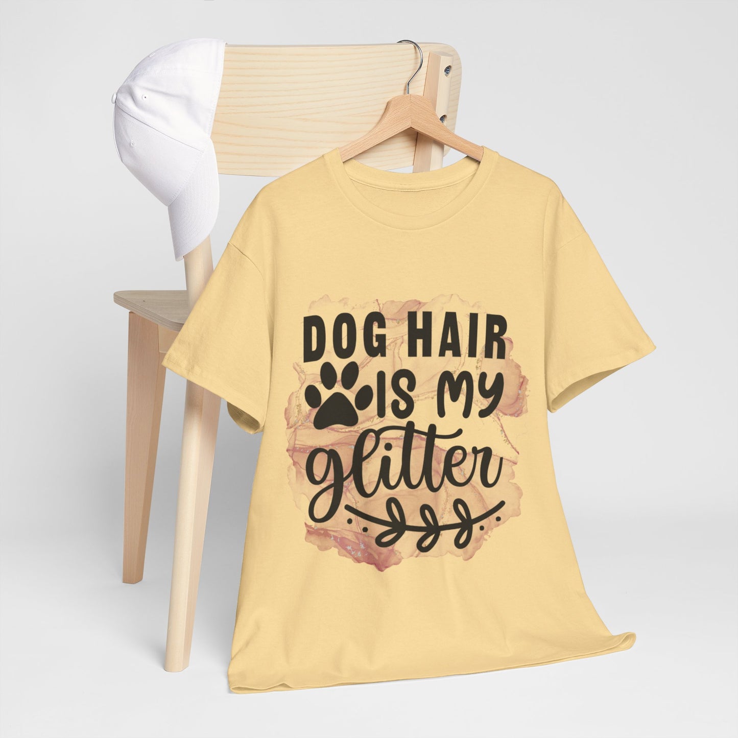 Dog Hair Is My Glitter Unisex Heavy Cotton Tee